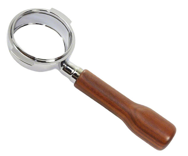 Bezzera Wooden Bottomless Portafilter from Italy